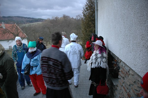 Masopustní průvod obcí 2008